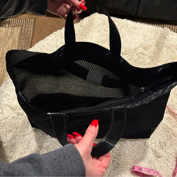 VSX (Victoria Secret) Black Tote Bag - Picture 7 of 9